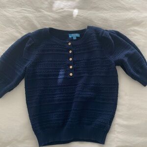 Draper James short sleeve sweater top